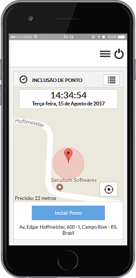 Aplicativo Relógio de Ponto Seculum